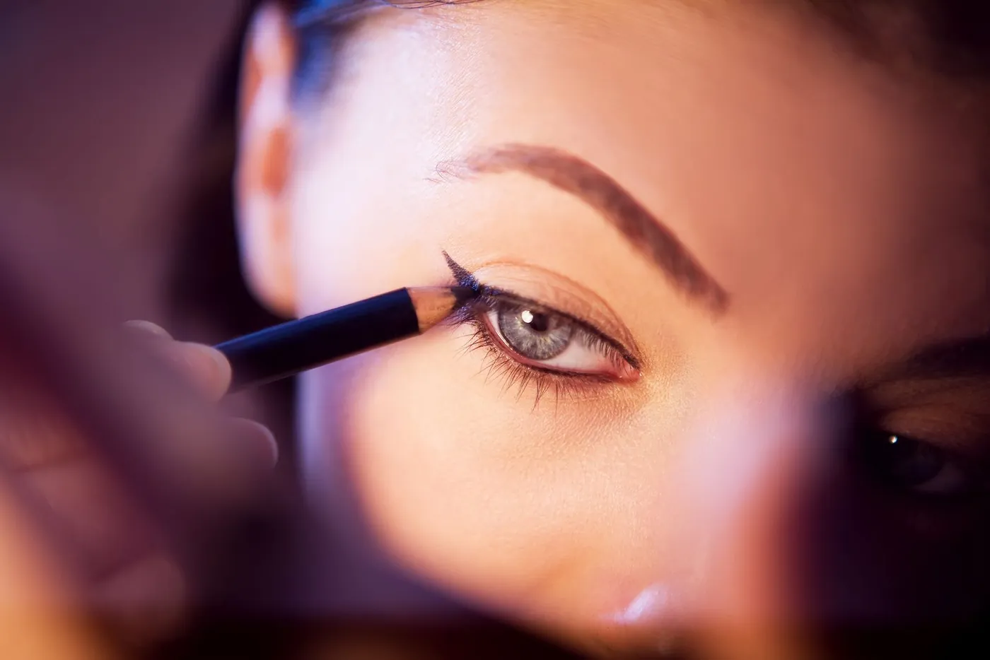 Eyeliner y párpados